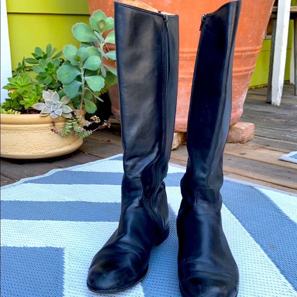 Corso Como black leather boots